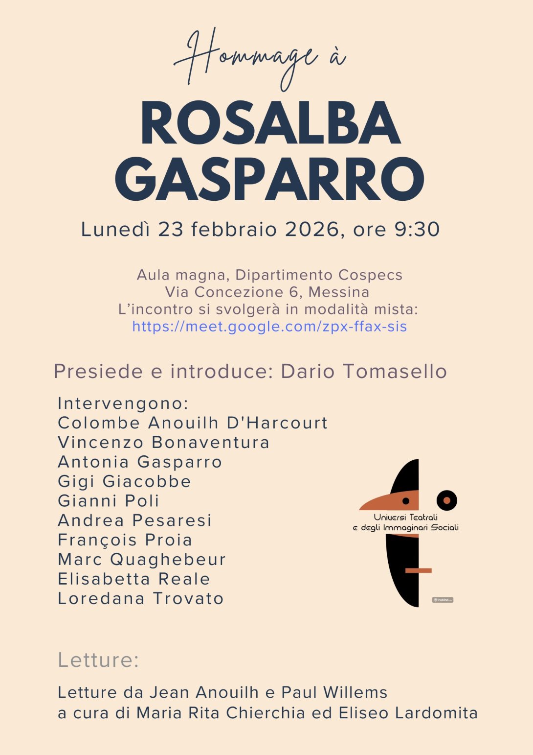 Locandina Rosalba Gasparr